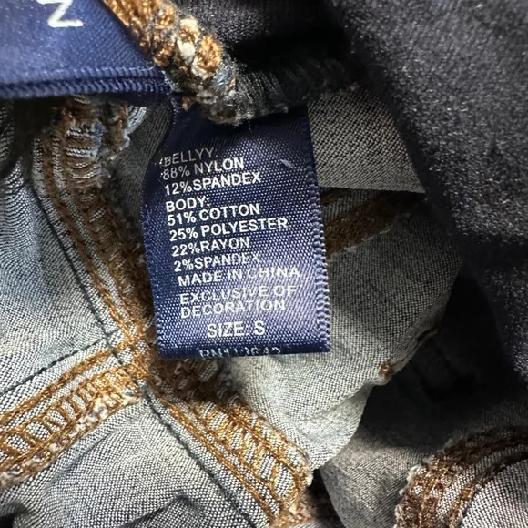 Women's 9th & Main Maternity Ankle & Cropped Skinny Jeans Size Small Blue - Picture 10 of 10